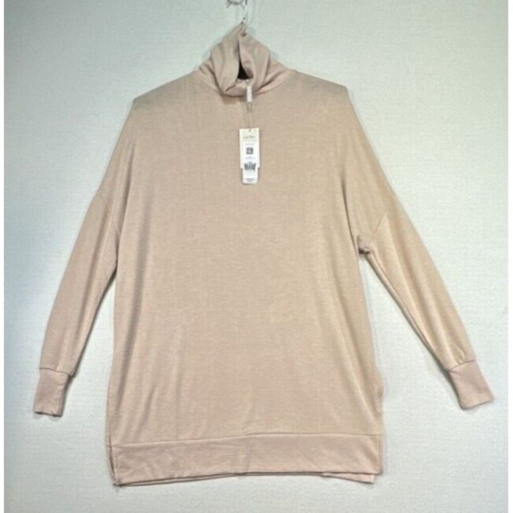 Charlie Paige Womens Soft Cozy Lounge Sweater Size S/P Pale Pink Casual